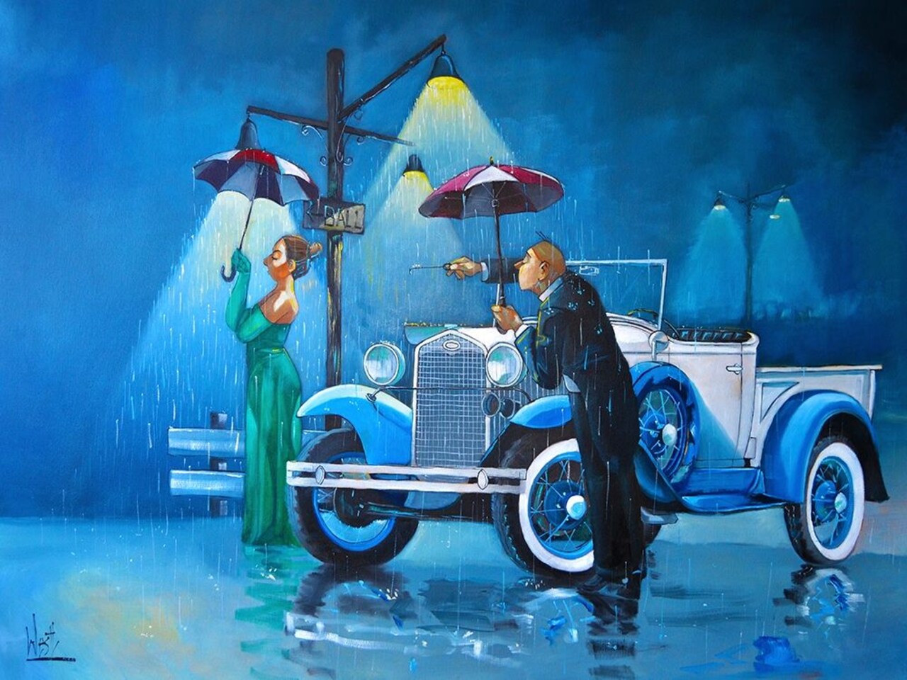 Late For The Ball Poster Print by Ronald West - Item # VARPDXW910D